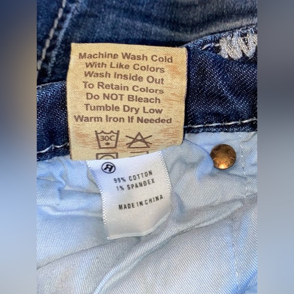 Big Star Maddie Boot, Vintage Boot Cut Embroidered Pocket Jeans, Size 28R - Picture 12 of 14